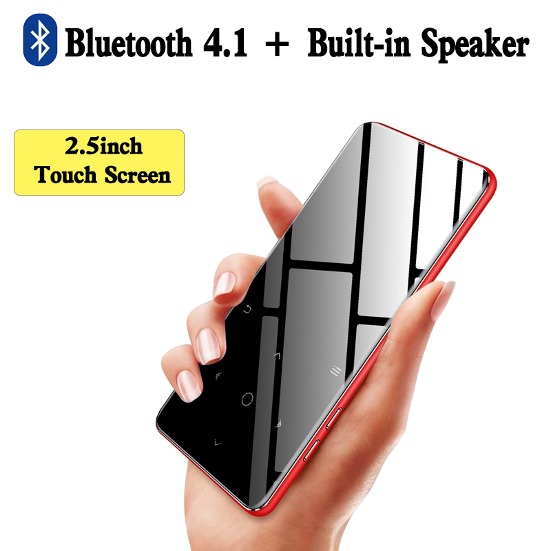 Iqq Bluetooth 4.1 Touch Screen MP3 Speler Bulit 16Gb En Luidspreker Met Fm Radio/Opname Draagbare slanke Lossless Geluid Walkman