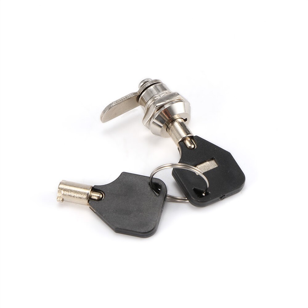 Thread Tubular Cam Lock Keyed Alike Security Lock DIY Furniture Hardware for Drawer Cabinet Desk Table Office Table with 2 Keys