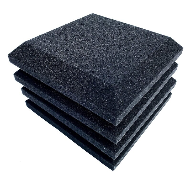 12 stk akustiske skumpaneler ,2 tommer  x 12 tommer  x 12 tommer akustisk skum lydabsorption, lydisoleret lyd, brugt i hjemmet