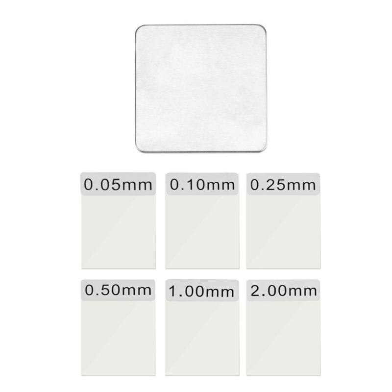 6Pcs Coating Dikte Films Kalibratie Voor Laagdiktemeter GM200: 6pcs  1