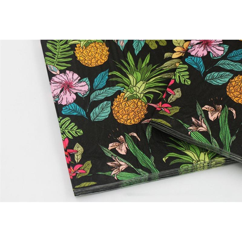 40 Pcs Kleurrijke Wegwerp Servetten Papieren Bloem Elegante Servet Comfortabele Servet Voor Thuis Festival Verzamelen Feestartikelen