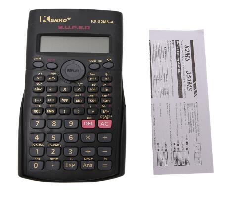 Student Multi-Function 2-Line Display 12 Digit Electronic Scientific Calculator: Default Title