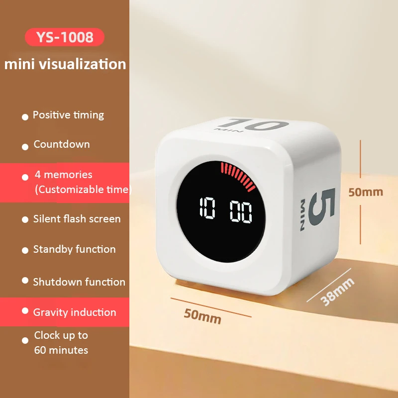 Digital Visual Timer Positive/Countdown Silent Tim... – Grandado