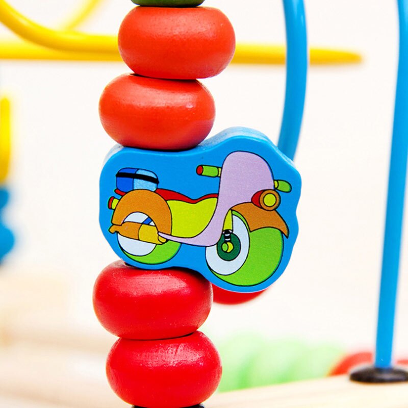 3 Types 1 Set Houten Baby Peuter Vroege Educatief Speelgoed Cirkel Eerste Bead Doolhof Voor Kinderen Kinderen Voor 1 -6 Jaar Oude Tangram