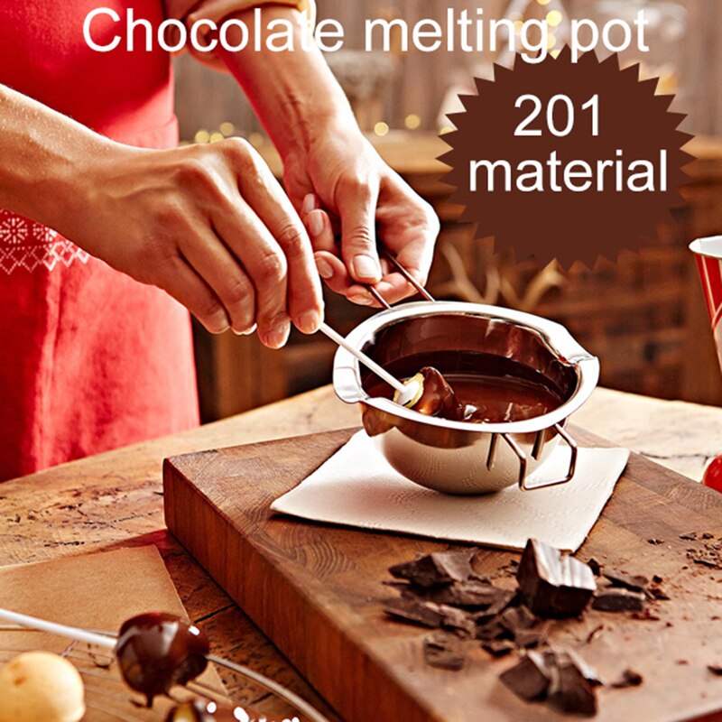 Lange Handvat Wax Smelten Roestvrij Stalen Pot Diy Geurkaars Zeep Chocolade Boter Handgemaakte Zeep Tool