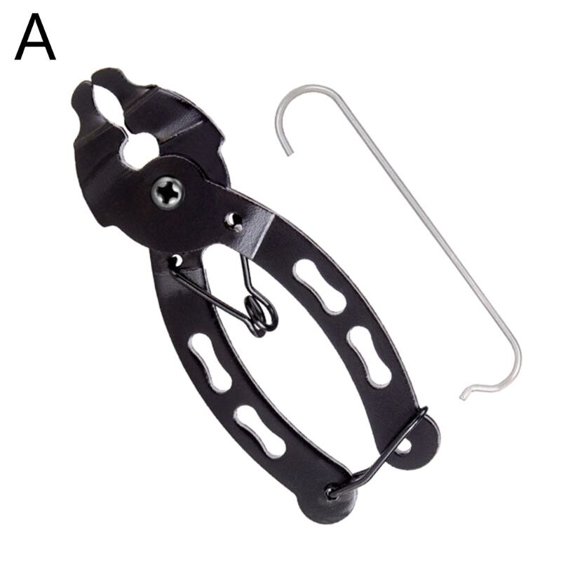 Mountain Bike Bicycle Chain Quick Link Open Close Tool Cycling Wrench Chain Clamp Removal Tool Magic Buckle Pliers: a