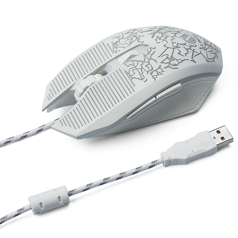 T6 Rainbow Backlit Luminous Keyboard Mouse Set Desktop Computer Game Mechanical Hand Feel For PC PS4 PS3 Xbox One