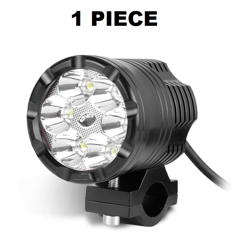 Motorfiets Spotlights Led Koplampen Extra Lamp Motorbike Spotlight Accessoires 12V 24V 36V Moto Spot Hoofd Verlichting: 1 piece