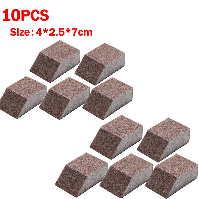 Esponja de limpieza mágica, eliminador de óxido, Nano carborundo, cutable, descalcificación, frotar limpio para olla, herramientas de limpieza de cocina, 10/1 Uds.: Castaño