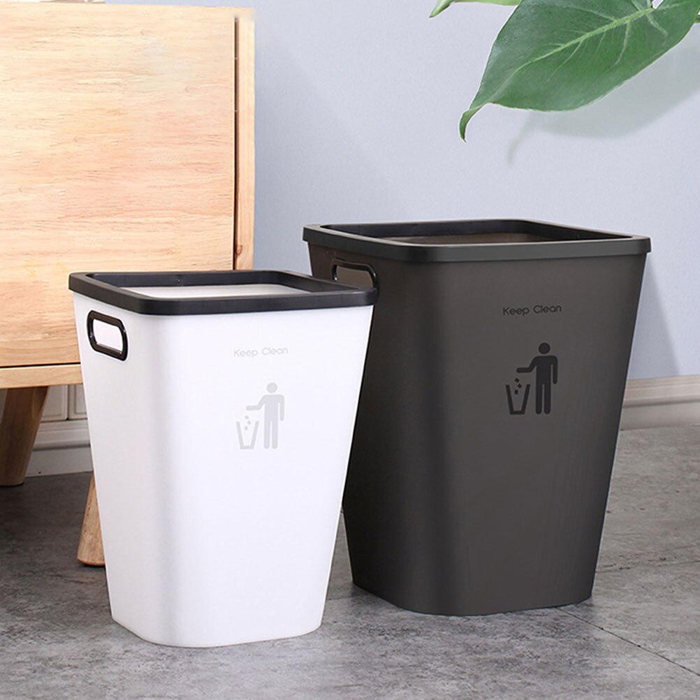 Household Trash Can Office Garbage Can Practical Waste Container Garbage Bin