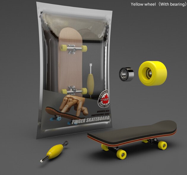 Holz Griffbrett Professionelle Finger Skateboard Holz Grundlegende Fingerboars Mit Lagerbier Rad Schaum Band einstellen Finger Skateboards: E3