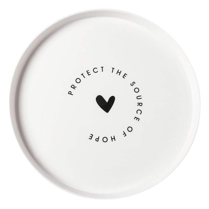 Round Breakfast Plate Tea Cup Tray Dim Sum Plastic Tray Steak Dish Plate Round Steak Dish tableware dinnerware: W2