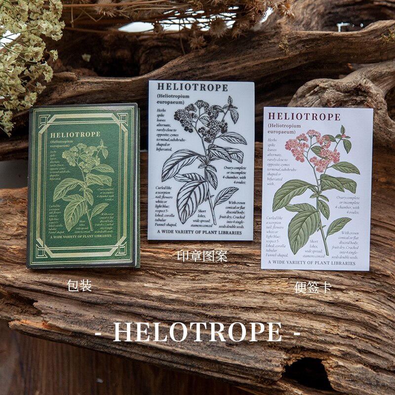 Vintage plante fleurs papillon libellule décoration timbre éponge caoutchouc timbres pour Scrapbooking papeterie artisanat Standard timbre: HELIOTROPE