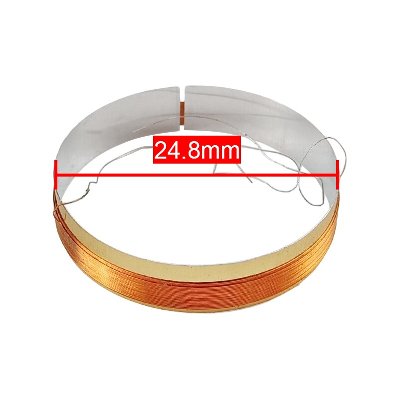 GHXAMP 24.8MM Tweeter Trebel Voice Coil 8ohm Horn Speaker Voice Coil