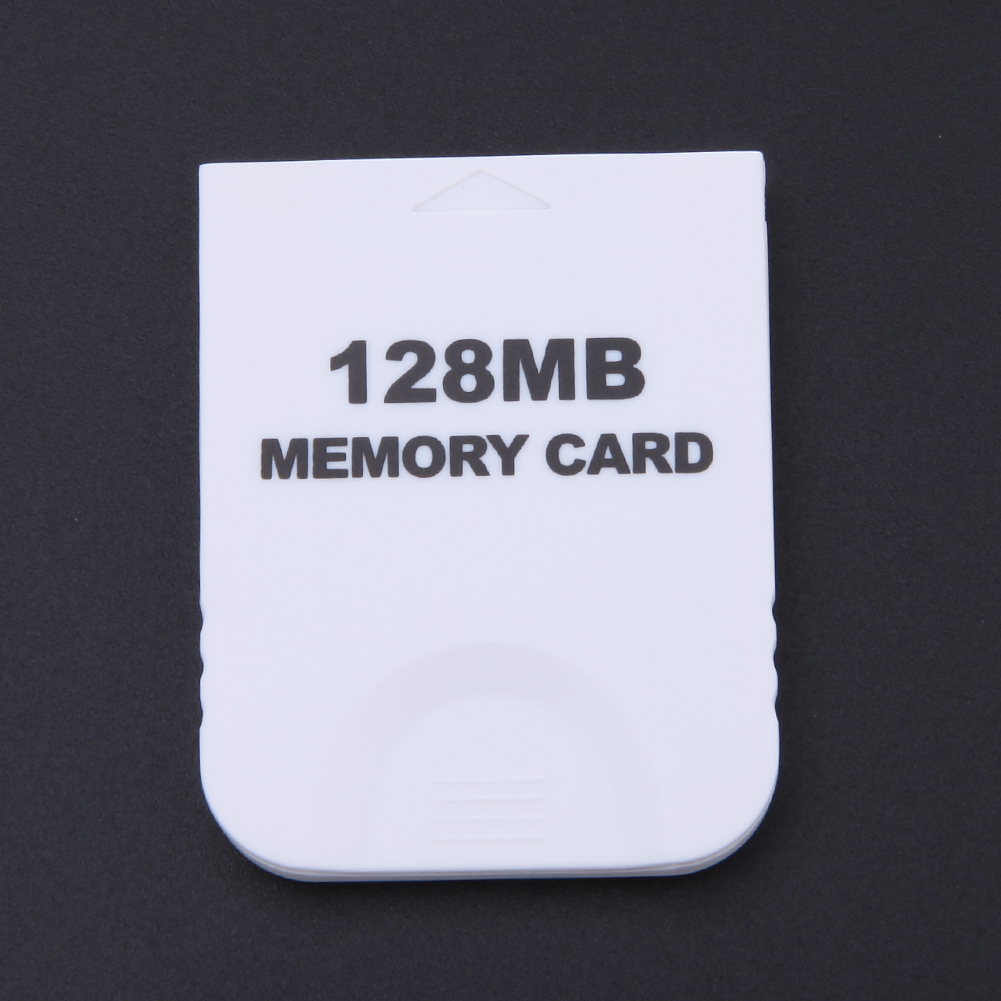 4MB/32MB/128MB Practical Memory Card White Gaming Memory Storage Cards for Nintendo Wii Gamecube GC NGC Games