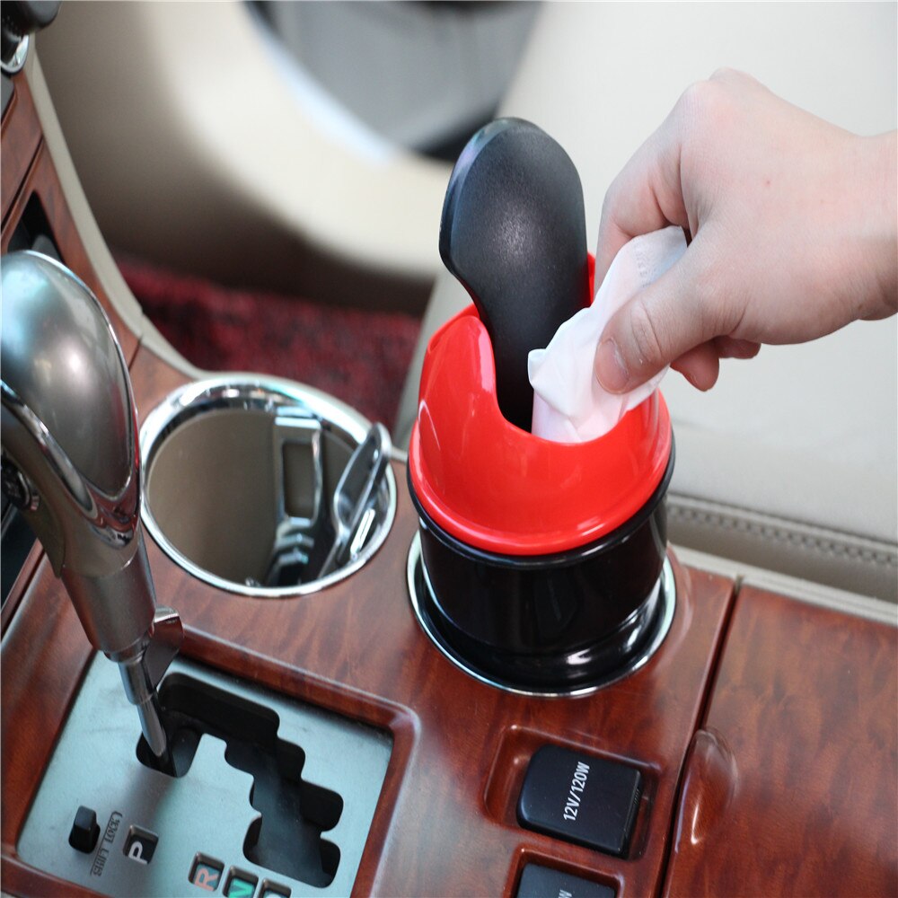Car styling Car Trash Bin double clamshell mini For Toyota Tacoma Tercel Tiara Van Venza Yaris Hiace Prius V Hilux