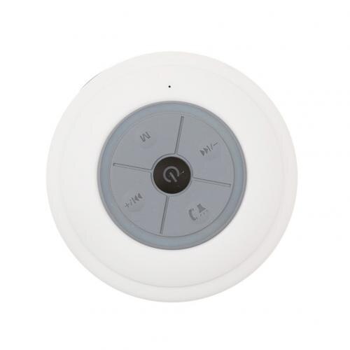 Q9 Portable Bluetooth Speaker Hands Free TF Card Waterproof Wireless Speakers For Bathroom Showers Subwoofer Music Loudspeaker: White
