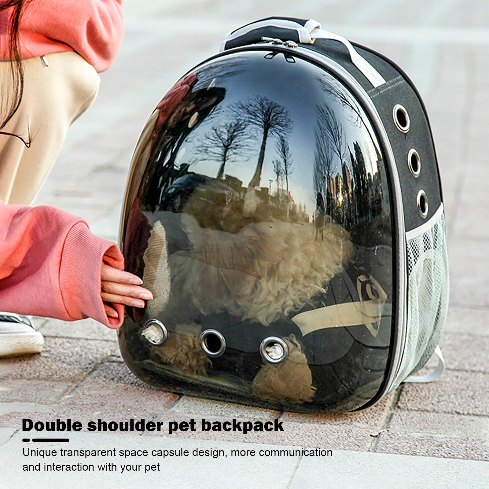 Pet Transport Bag Carrying For Cats Travel Carrier Bags Breathable Pet Space Capsule Cat Bubble Backpack Travel Space Capsule