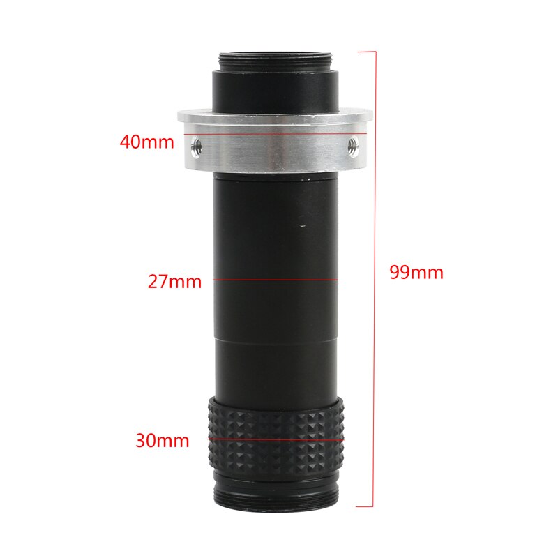37MP 1080P 60FPS Video Digital HDMI USB Microscope Camera Zoom C Mount Lens For Lab PCB IC CPU Soldering: E
