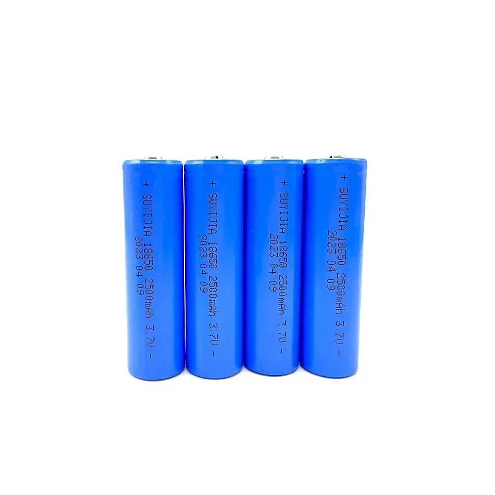 18650 3.7V 2500mAh Pointed Battery Li-ion Rechargeable Batteries High Capacity Power Batteria for Flashlight Torch Headlamp: MULTI