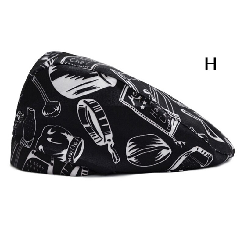 Boina de algodón para hombre, gorro plano para vendedor de periódicos, conductor, café, restaurante, camarero, cocina, accesorios de ropa de trabajo, sombrero informal de dibujos animados: H