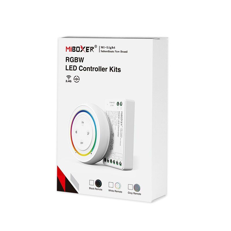 Miboxer 2.4G Sunrise Afstandsbediening Regenboog Afstandsbediening Met Enkele Kleur/Cct/Rgb/Rgbw/Rgbcct Led controller Voor Led Strip Lamp: RGBW FUT038SA