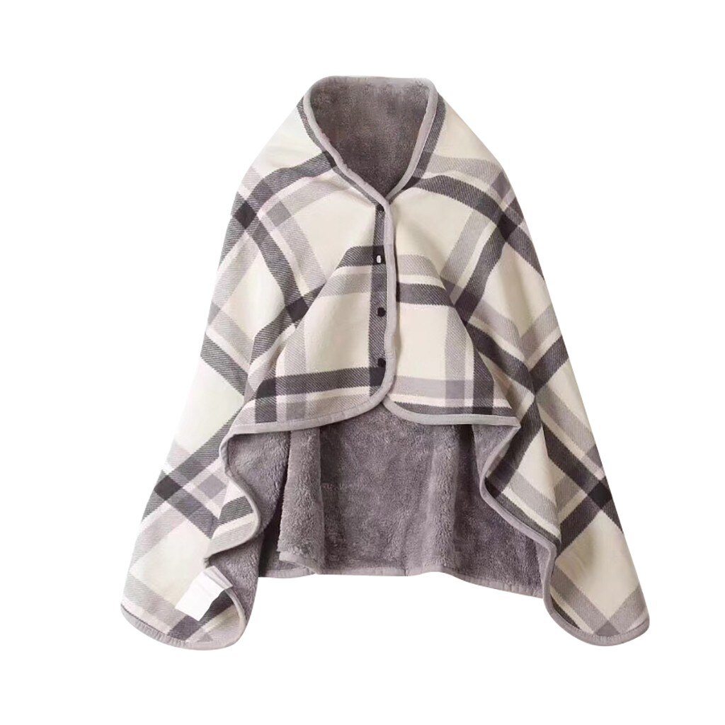 Huis Deken Flanel Gooi Deken Super Zachte Plaid Patroon Geruite Decoratieve Gooi Blankets-L04: WH