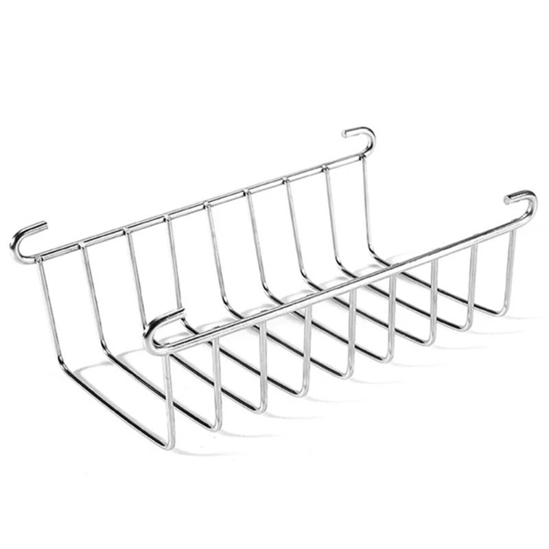 8 Slots Non Stick Toast Rack Holder Bbq Rvs Veilig Rechthoek Lucht Friteuse Accessoires Organizer Keuken Benodigdheden