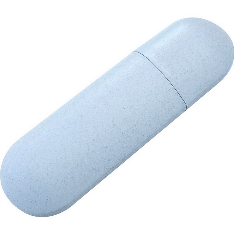 Camping Organizer Portable Outdoor Toothbrush Toothpaste Seal Storage Box Travel Rectangular Case Holder Boxs: Blue Color