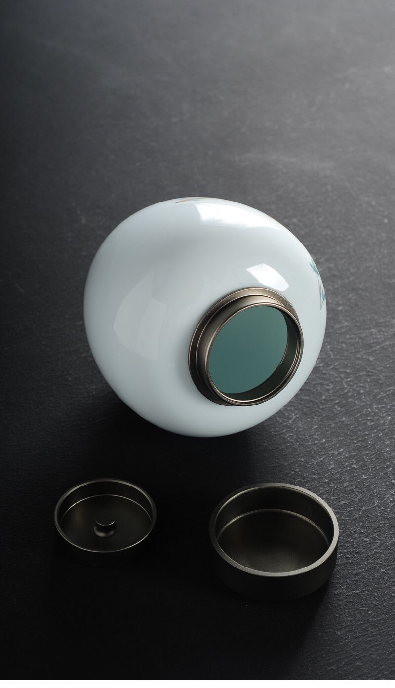 Luwu keramiske tebeholdere søde kat tebeholdere til opbevaring af te eller mad