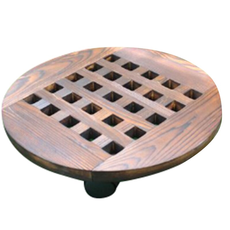 Wood Flower Pot Removable Tray Plant Holder Stand ... – Grandado