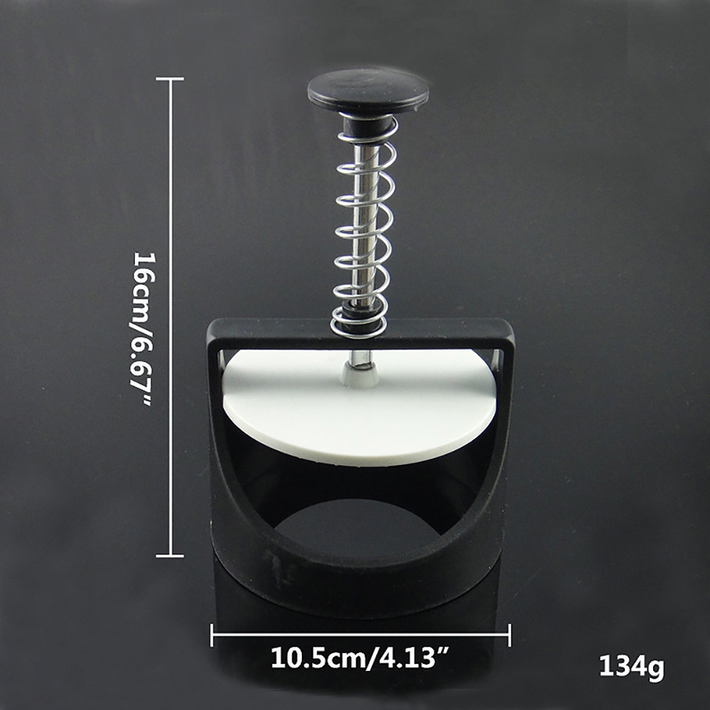 Hjemmekøkken rund form hamburger presse rustfrit stål hamburger patty maker press burger kød maker skimmel køkken gadgets