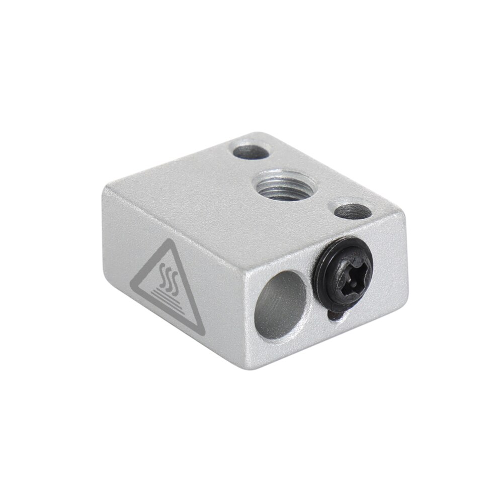 3Dsway MK8 Warmte Blok CR10 Verwarmde Aluminium Blok Met Siliconen Sokken Hotend Heater Blok Voor 3D Printer Onderdelen CR10/10S Ender 3