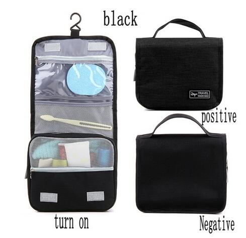 Frauen Reise Tragbare Wasserdichte Kosmetik Tasche Kosmetikerin Hanging Toiletry Taschen make-up Veranstalter Männer frauen Make-Up wc tasche: A