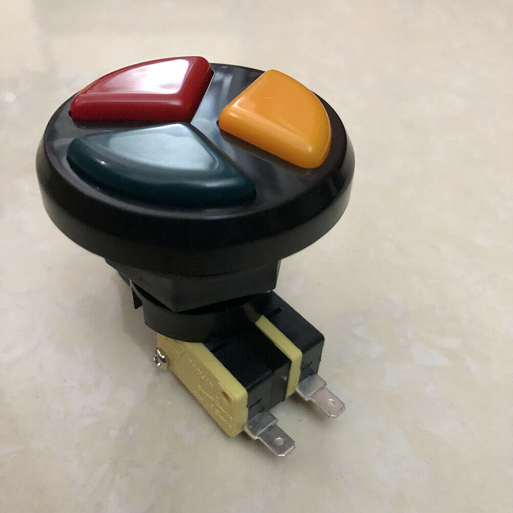 5 pcs 3 in 1 Arcade Button, arcade push Buttons, Integrated for Arcade games Microswitch, Machine part accessories