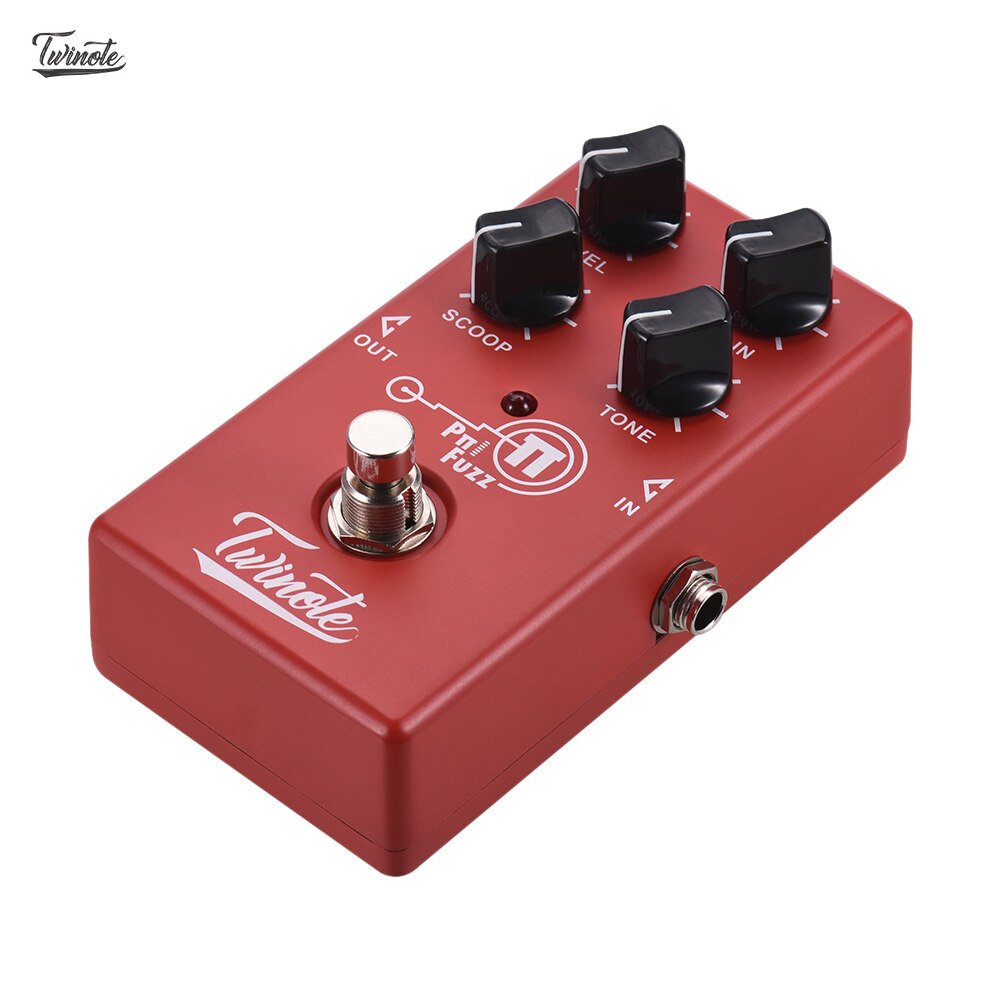 Electric Guitar Effects Pedal Mini Effect Overdrive/Distortion/Classic/Fuzz/AMP Booster/Boogie Dist/BBD Delay Guitar Accessories: FUZZ