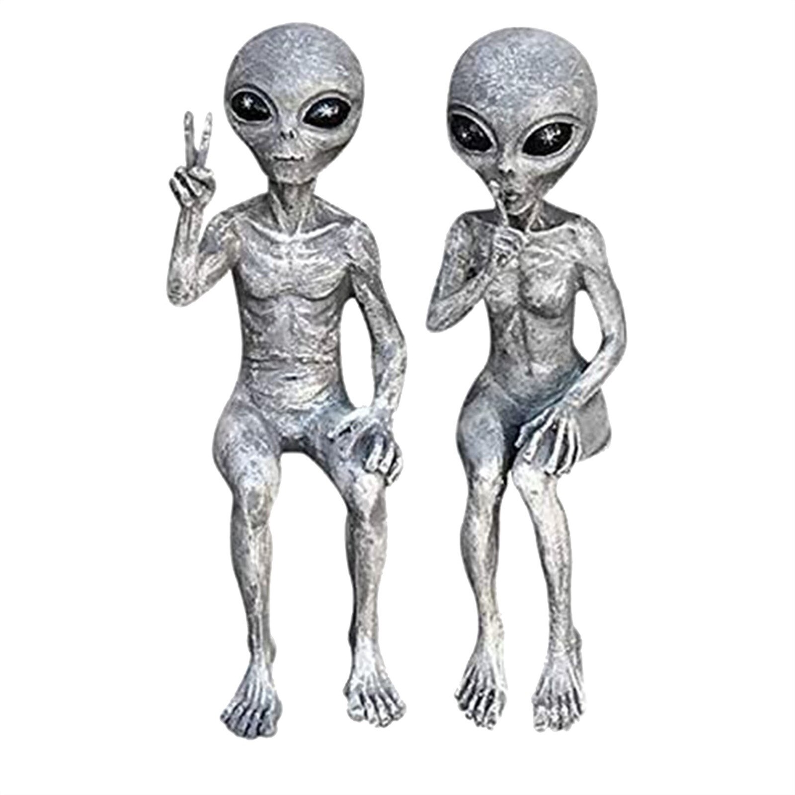 Outer Space Alien Standbeeld Interieur En Outdoor Decoraties Jardineria Decoracions Baby Frame Standbeelden Tuin Accessoires D23: Default Title