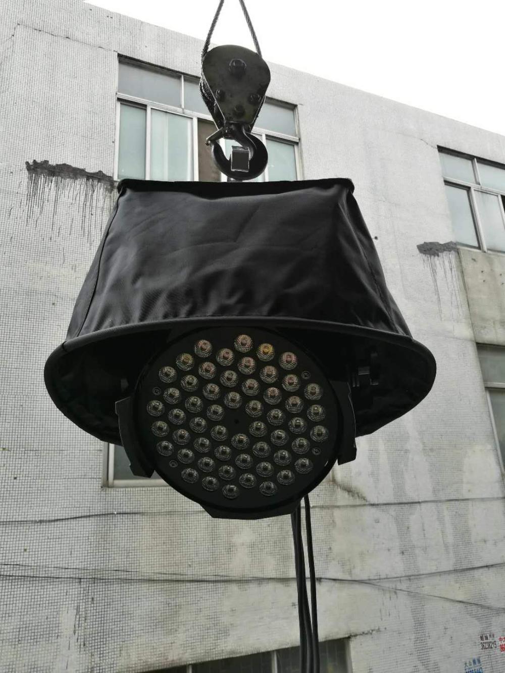Good 1pcs/lot Led Par Light Rain Cover Use In Rain Snow Coat Beam Moving Waterproof Covers With Transparent Crystal: LED Normal