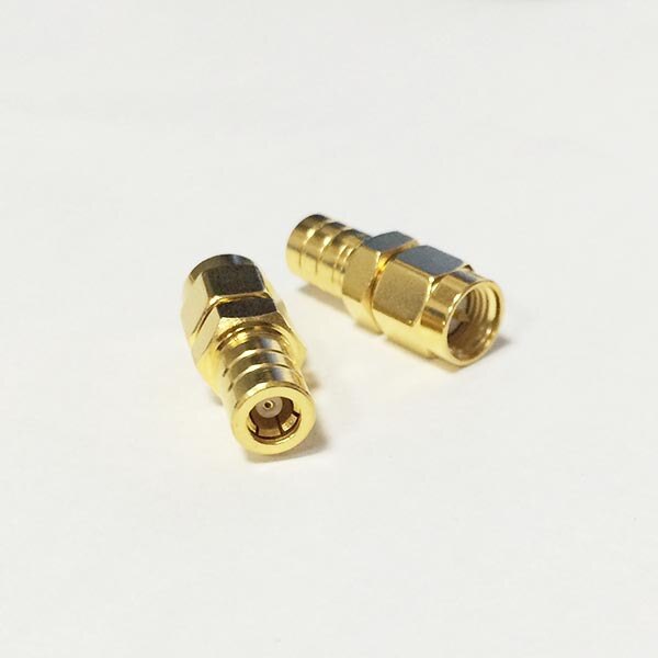 1pc SMA Male Plug to SMB Female Jack RF Coax Adapter convertor Connector Straight Goldplated