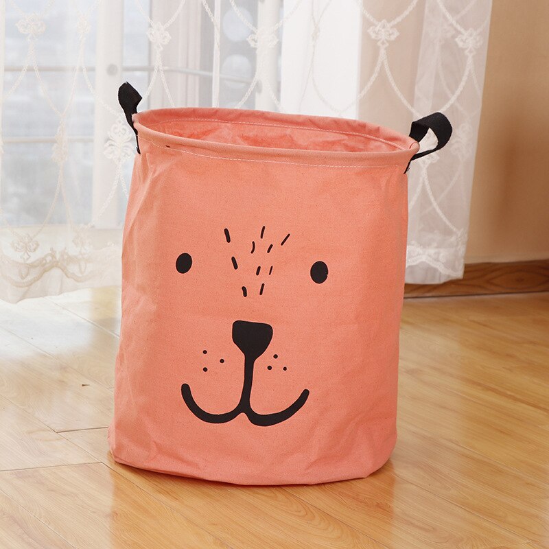 Baby Laundry Basket Foldable Toy Storage Bucket Picnic Dirty Clothes Basket Box Canvas Organizer Laundry Hamper: A