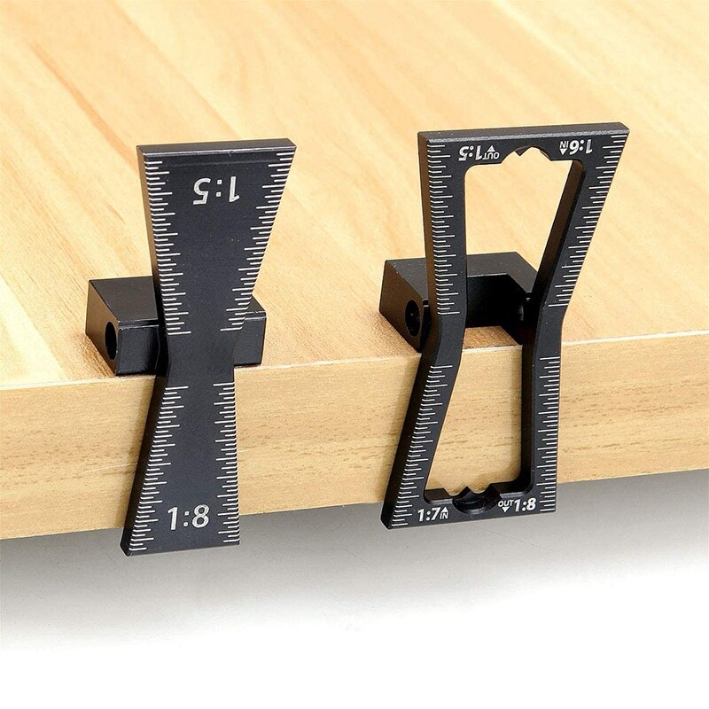 Schwalbenschwanz Schablonen Set 1,27cm - Fräser Vorlage Für Holzverbindungen & Zinken