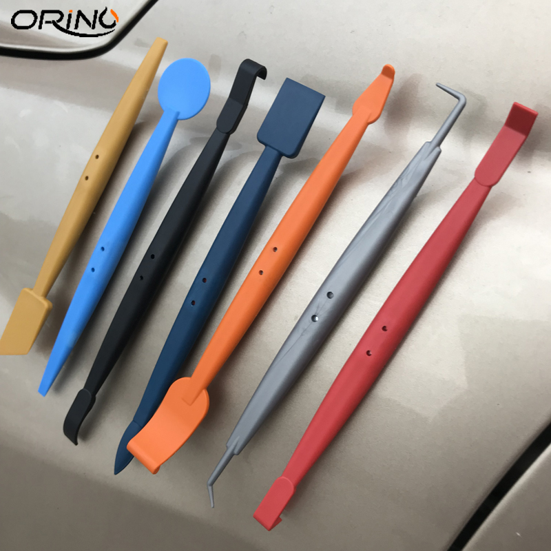 Nieuwste magneet wisser auto sticker oude lijm verwijderaar magnetische lange steel haakset raamfolie hoekschraper randplug