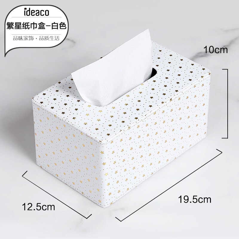 Nordic Marmer Tissue Doos Keuken Tissue Houder Papieren Handdoek Dispenser Vierkante Box Cover Servet Houder Weefsels Doekjes Case FH024: Style 5