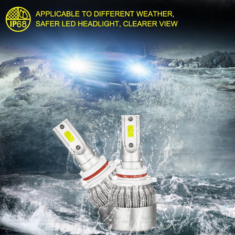 WinPower - HIR2 (9012) LED Headlight Conversion Kits with Canbus - 70W 7200Lm 6000K xenon White - Pack of 2