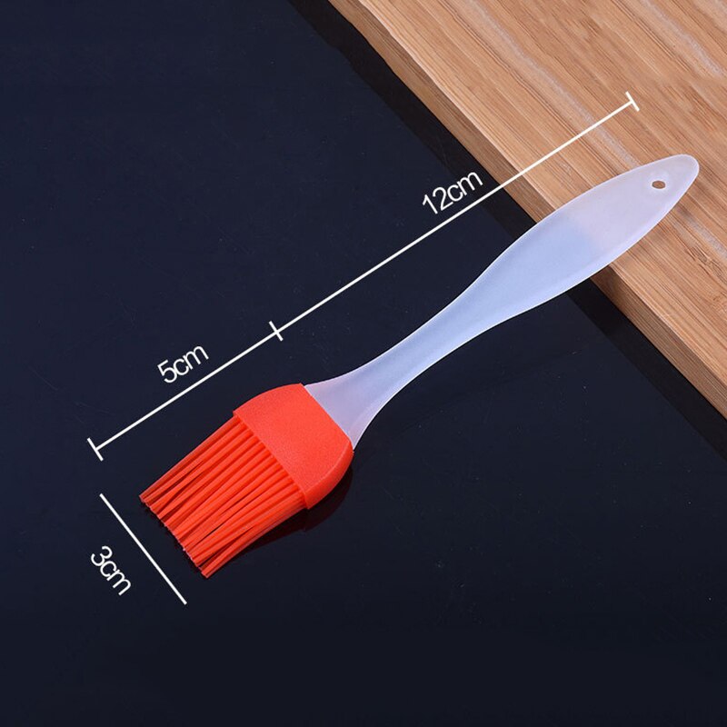 Silicone Brush Kitchen Baking Tool Barbecue Oil Brush Cake Grease Silicone Brush Removable Silicone Soft Brush