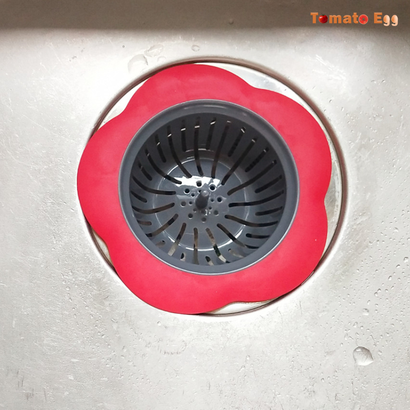 Keuken Mesh Gootsteen Afvoer Siliconen Zeef Bloemvorm Badkamer Afvoer Haarfilter Fijn Gat Afvoer Val Afval Scherm