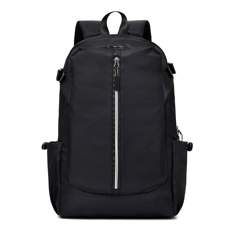 Casual Rugzak Schooltas Mannen Laptop Rugzak Mannen Reizen Zakelijke Rugzak Waterdicht Grote Capaciteit Usb Opladen Rugzak: Black