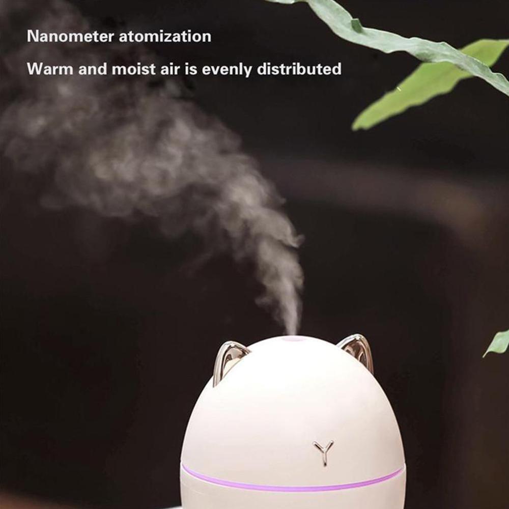 Haushalt USB Luftbefeuchter Kleine Bär Luftbefeuchter Nebel Reiniger Diffusor Luftbefeuchter Luft Aroma D5M4