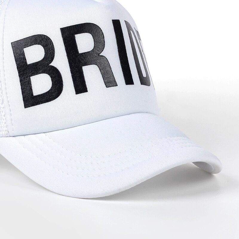 rose BRUID TEAM BRUID Vrijgezellenfeest baseball Trucker Rapper Cap Hoed Bachelorette wedding Bridal Party Caps