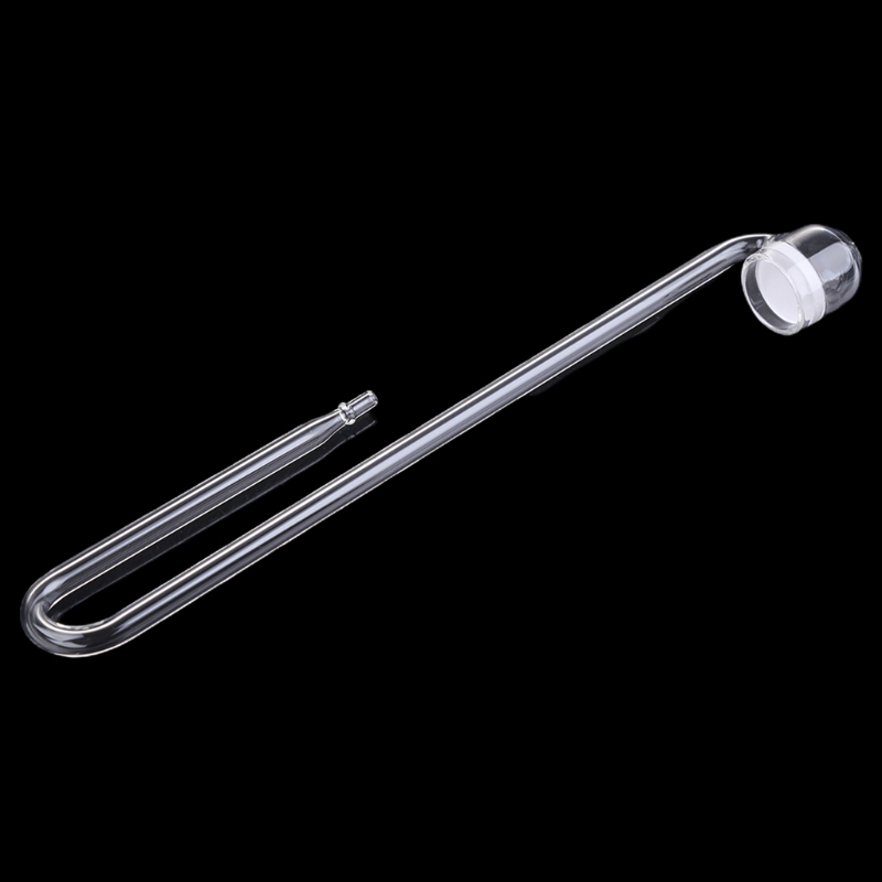 CO2 Diffuser Atomizer High Transparent Glass Increasing Saturation of CO2 U Shape R Shape for 4/6 mm CO2 tubing